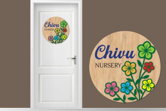 Download Flower Sign Svg, Nursery Name Sign Svg - Premium Resources