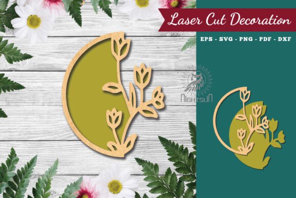 Download Flower Sign Laser Cut Decoration 5 - Premium Resources